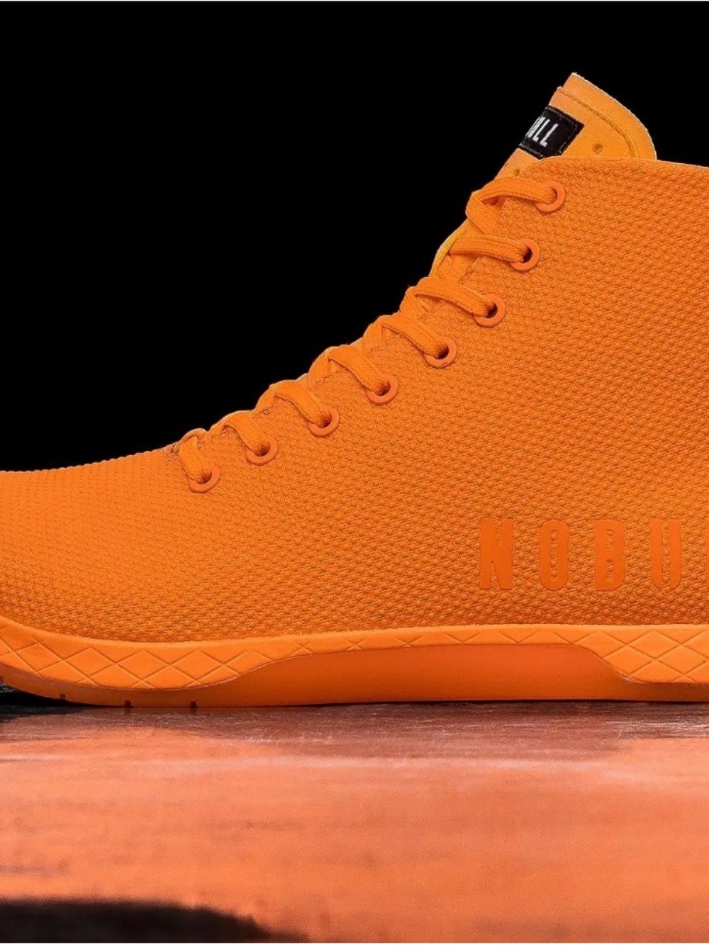NIB NOBULL High-Top Trainer — Neon Orange